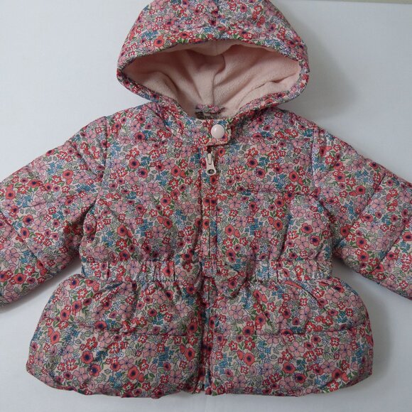 Baby GAP Baby Insulated Ditzy Floral Coat, Size 12-18 Months - Picture 1 of 3